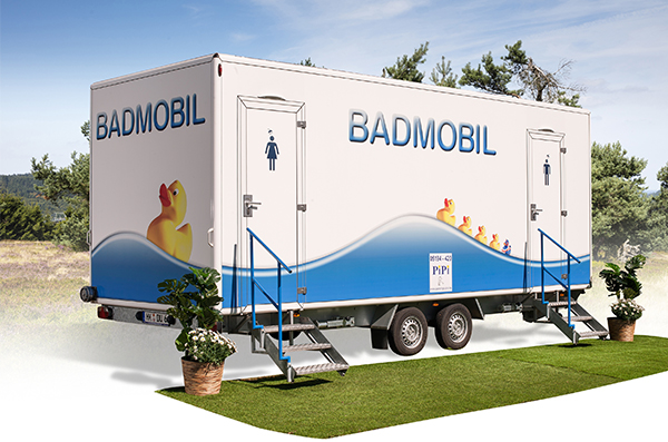 Duschwagen 2x 3 Duschen (Damen und Herren Bereich + jeweils 1 WC)