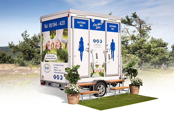 Toilettenwagen S – autark Toilettenwagen S – autark